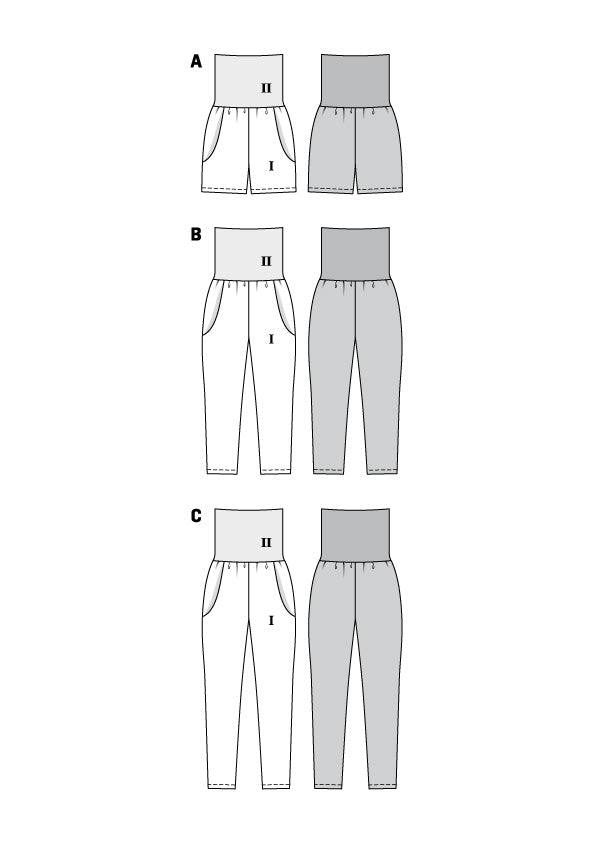 Burda Schnittmuster 6124 Hose