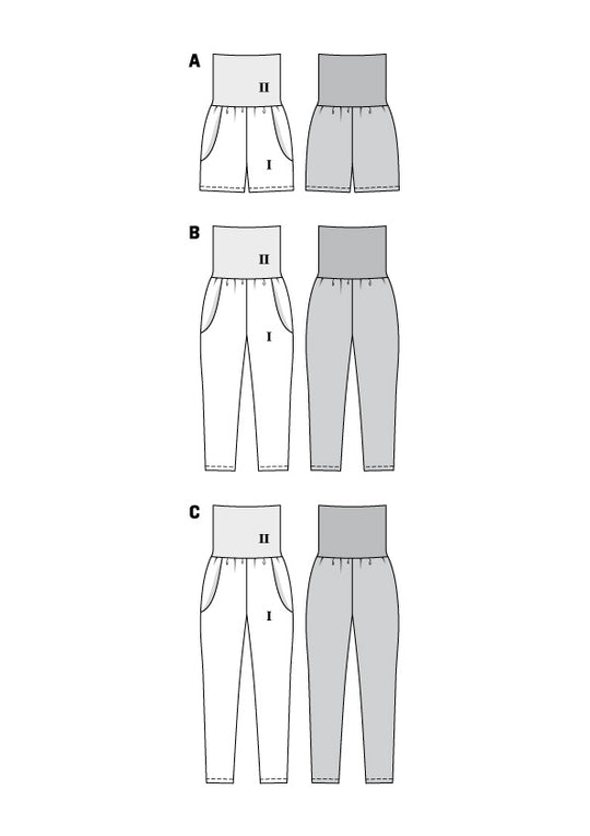Burda Schnittmuster 6124 Hose