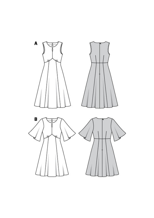 Burda Schnittmuster 6133 Kleid