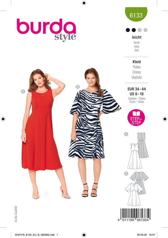Burda Schnittmuster 6133 Kleid