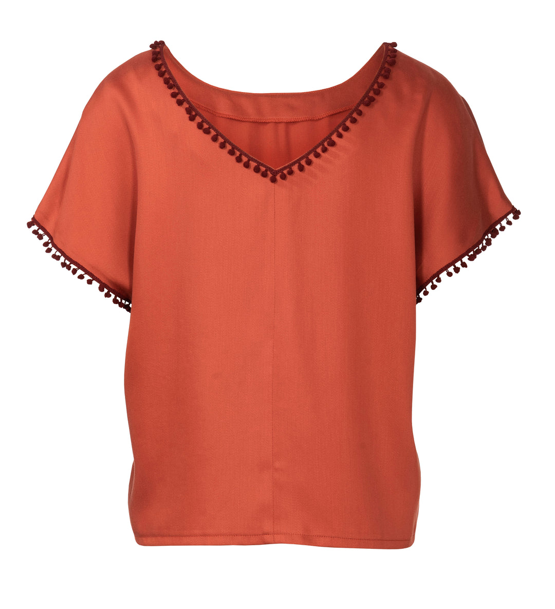 Burda Schnittmuster 6204 Damen Sommershirts mit V-Ausschnitt