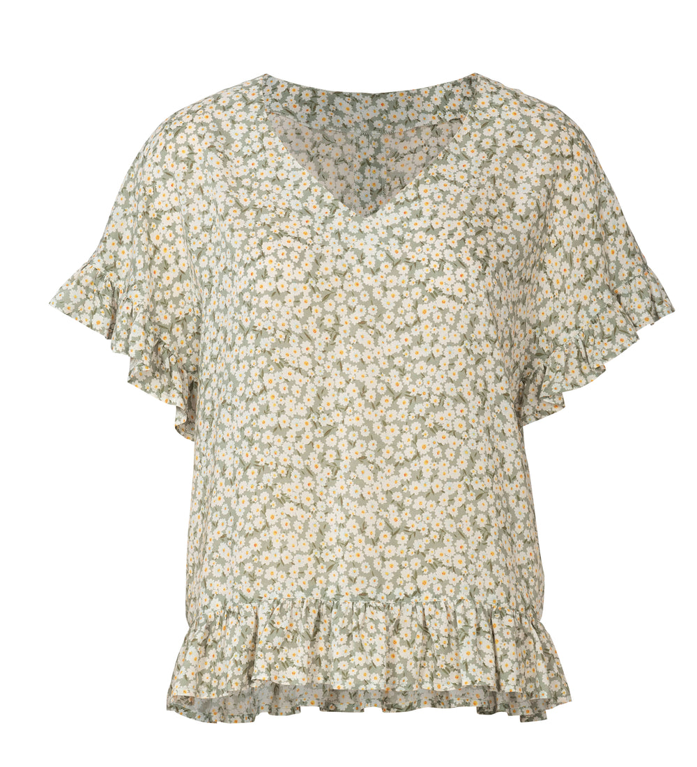 Burda Schnittmuster 6204 Damen Sommershirts mit V-Ausschnitt