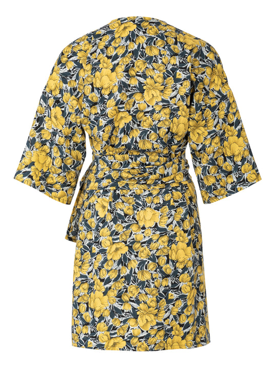 Burda Schnittmuster 6207 Damen Wickelkleid mit überschnittenen Schultern
