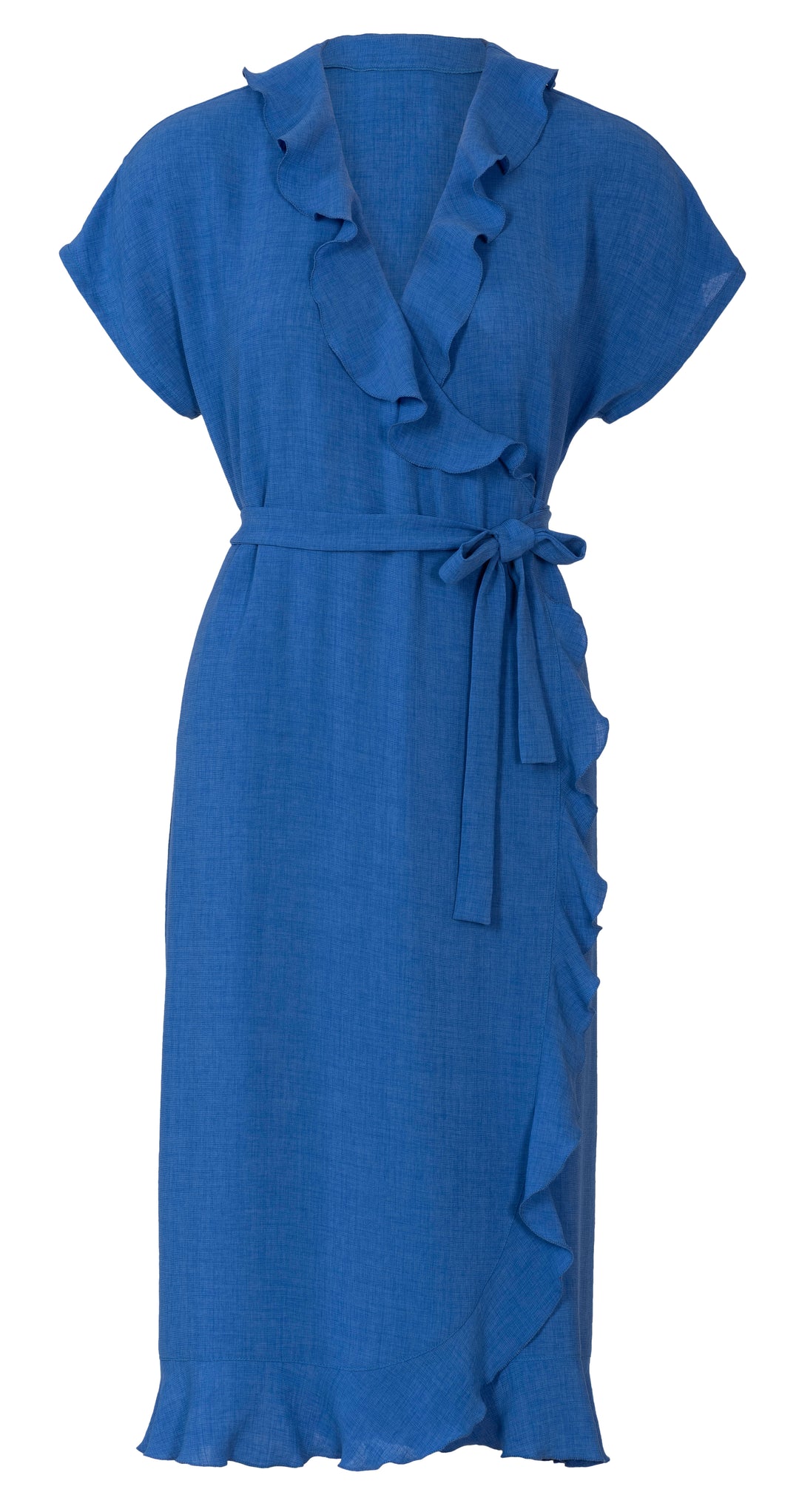 Burda Schnittmuster 6207 Damen Wickelkleid mit überschnittenen Schultern