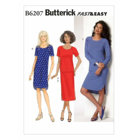Patron de couture Butterick B6207 Robe pour femme