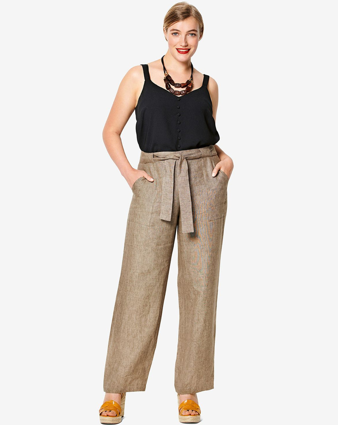 Burda Sewing Pattern 6218 Women's Straight-Leg Trousers