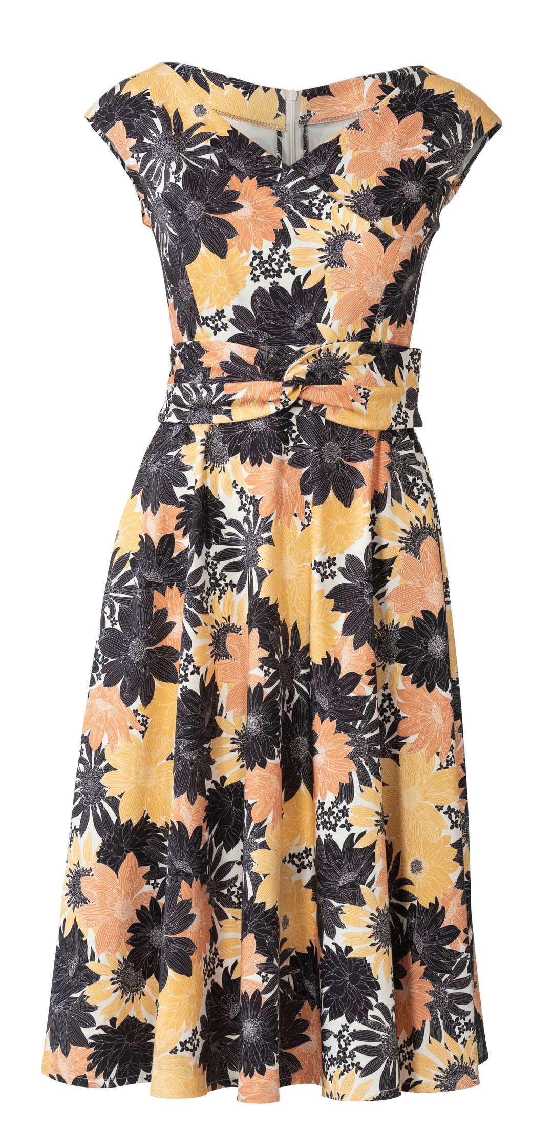 Burda Schnittmuster 6236 Damen Kleid in Wickeloptik mit V-Ausschnitt