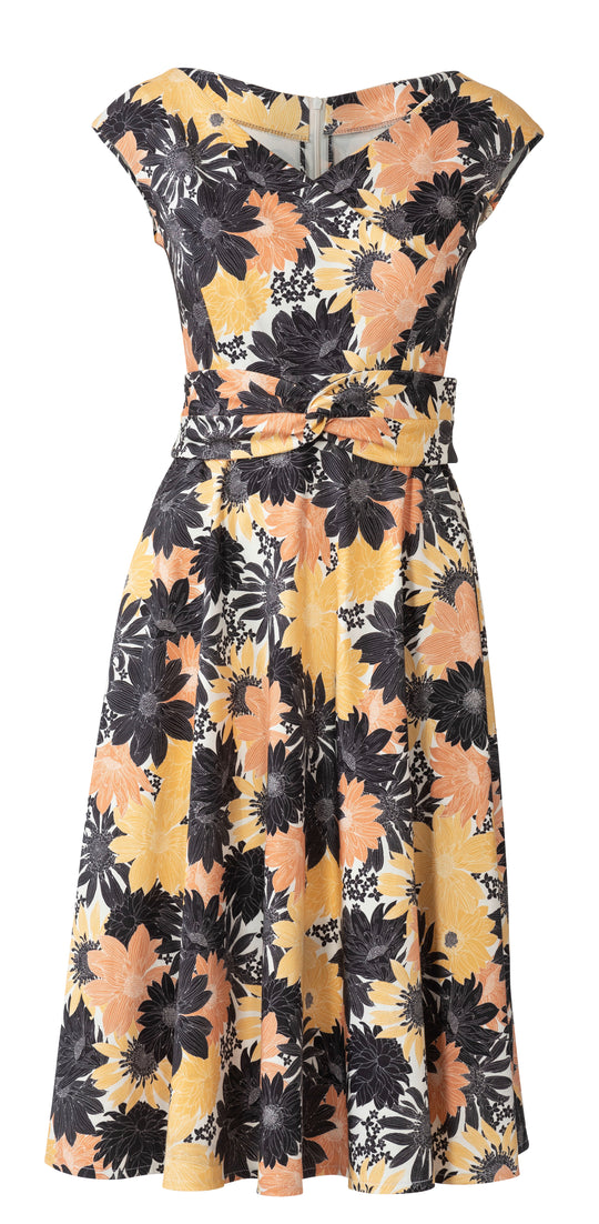 Burda Schnittmuster 6236 Damen Kleid in Wickeloptik mit V-Ausschnitt
