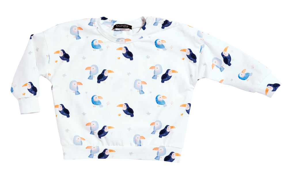 Burda Schnittmuster 9186 – Baby Set mit Shirts & Hosen