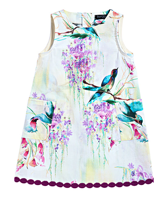 Burda Schnittmuster 9197 - Mädchen Kurzarm Sommerkleider