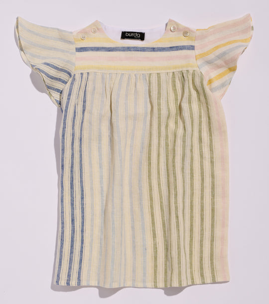 Burda Schnittmuster 9201 – Baby Kleider mit Gummizug