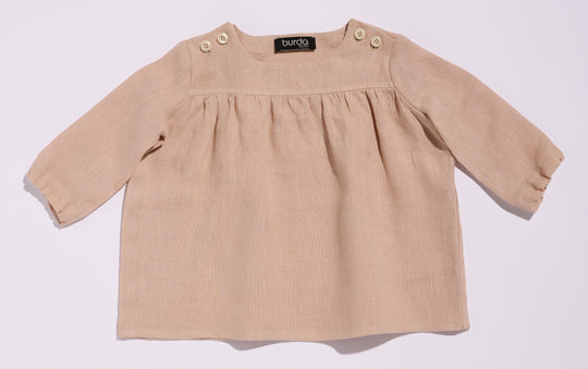 Burda Schnittmuster 9201 – Baby Kleider mit Gummizug