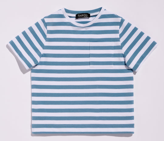 Burda Schnittmuster 9205 Mädchen Shirts mit Taschen, Rüschen und Flügelärmeln