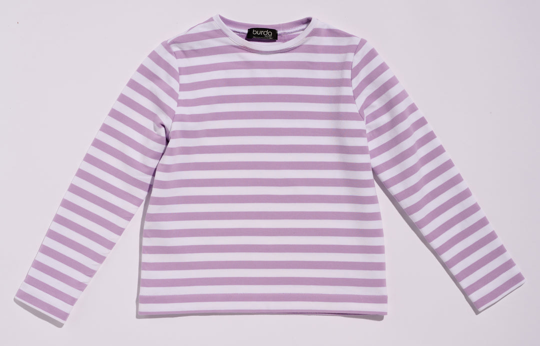 Burda Schnittmuster 9205 Mädchen Shirts mit Taschen, Rüschen und Flügelärmeln