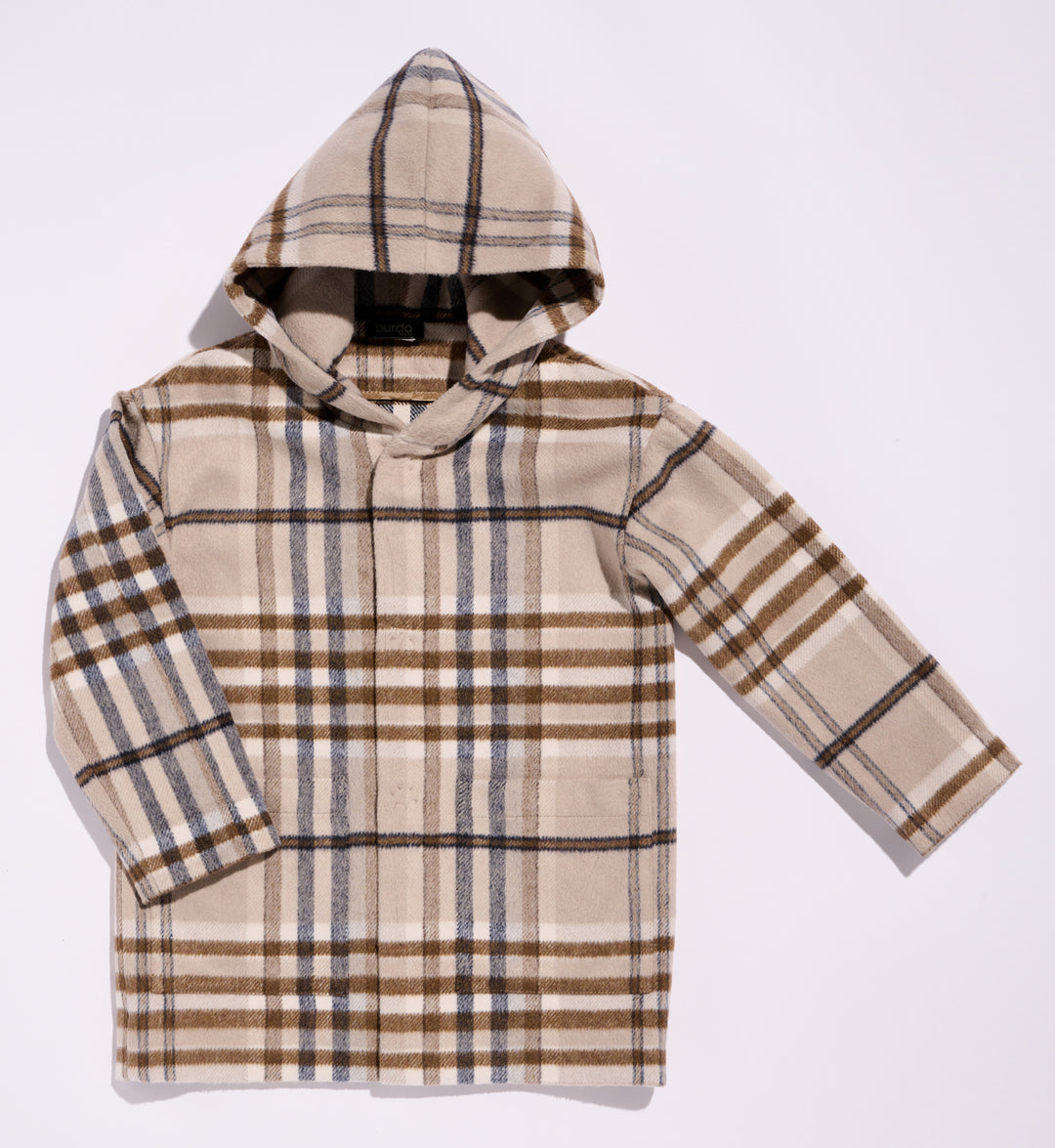 Burda Schnittmuster 9207 – Kinder Jacken & Mäntel mit Knöpfen