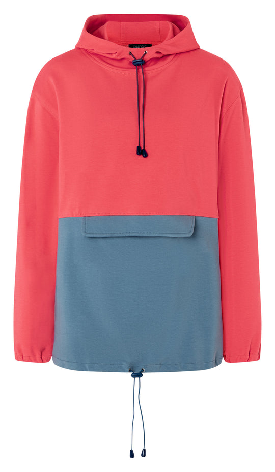 Burda Schnittmuster 9213 Kinder Hoodie mit Color-Blocking und Taschenklappen & Kapuze