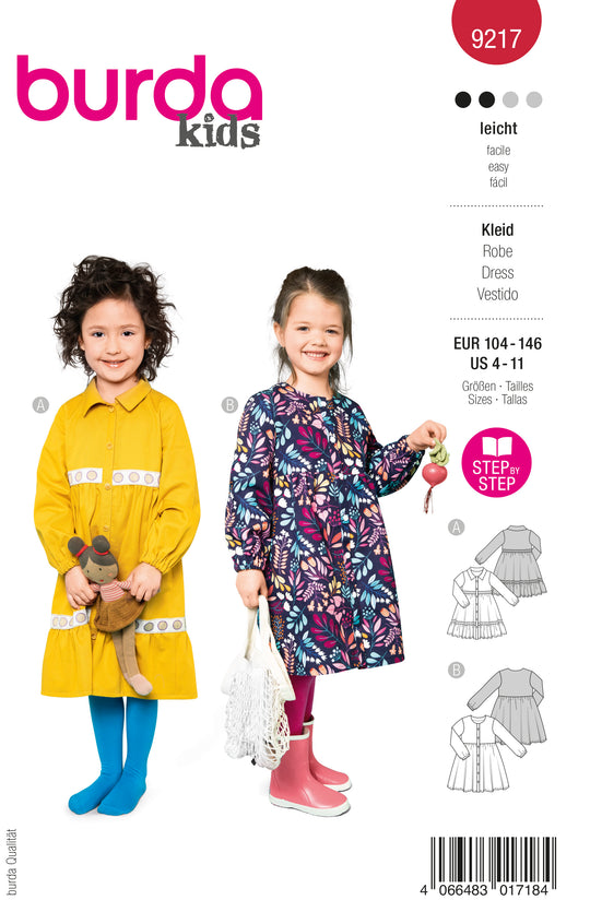 Burda Schnittmuster 9217 Kleid