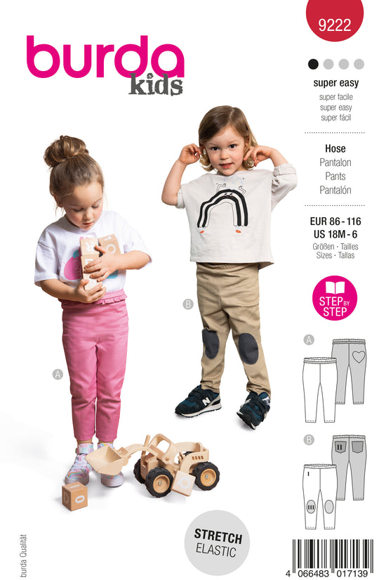 Burda Schnittmuster 9222 Hose