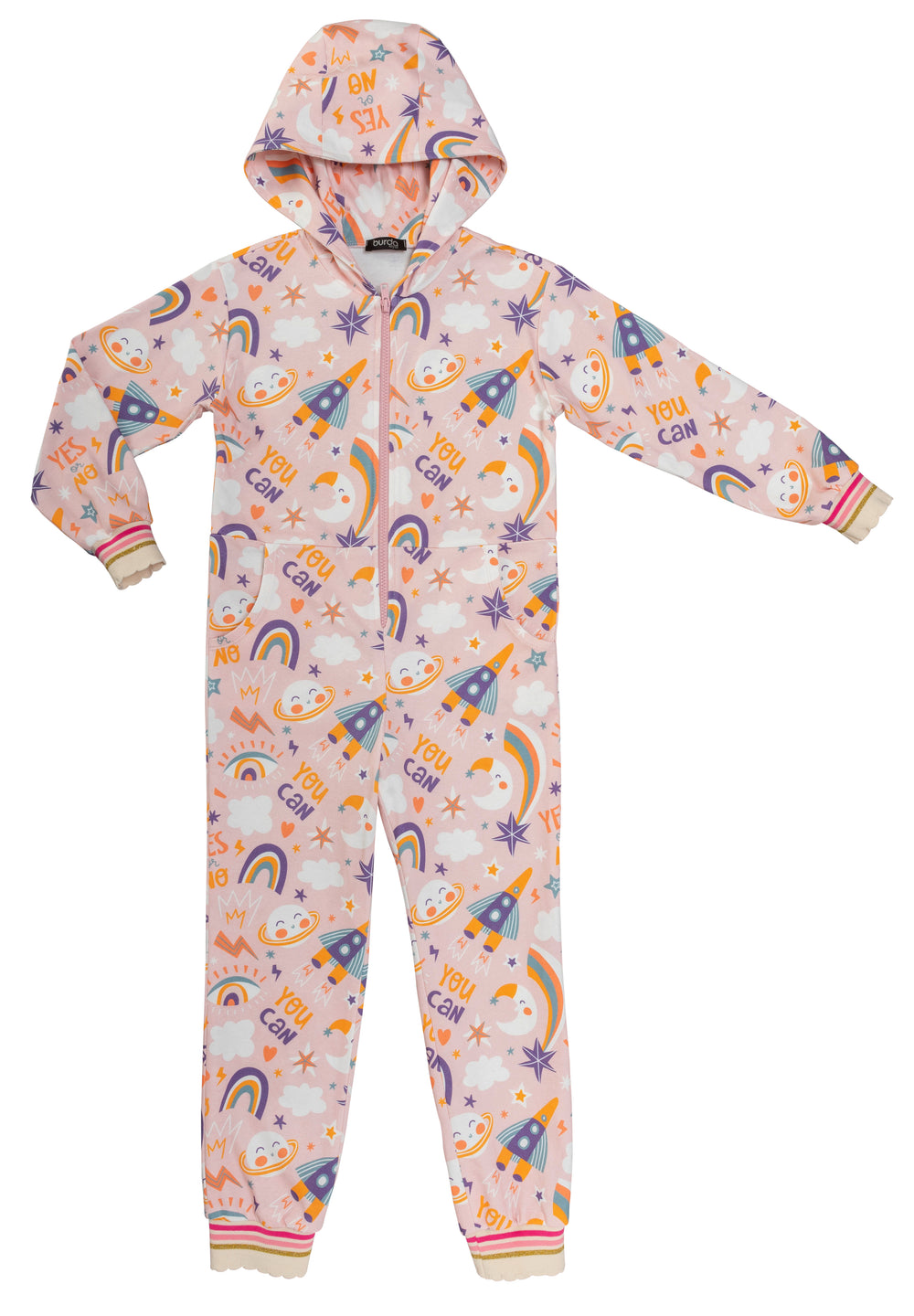 Burda Schnittmuster 9275 Overall mit Kapuze