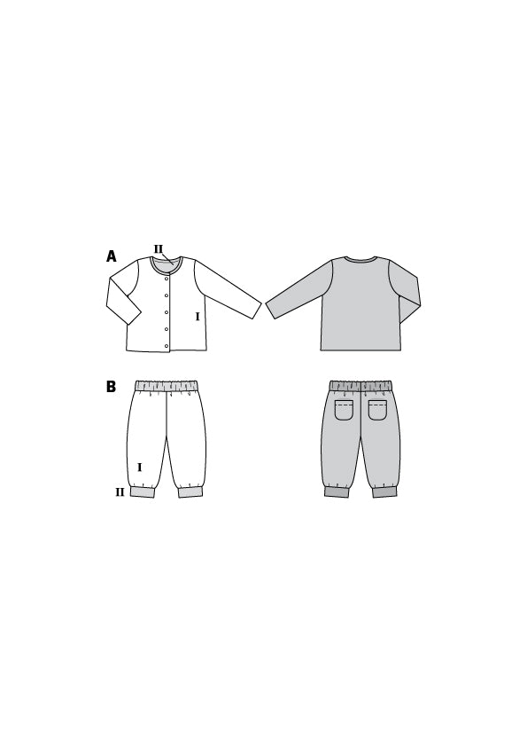 Burda Schnittmuster 9293 Jacke - Hose - zum Wenden