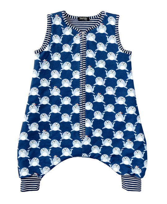 Burda Schnittmuster 9298 Baby-Schlafsack mit Ärmeln und Beinen