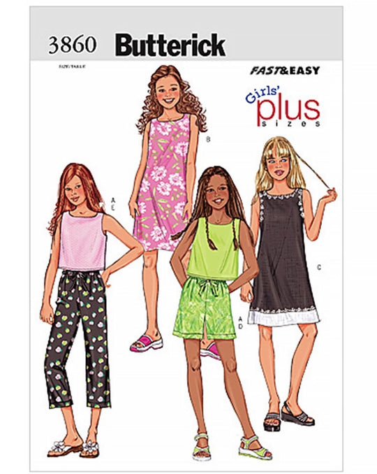 Butterick sewing pattern B3860 children