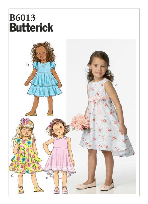 Butterick Schnittmuster B6013 Kinder Kleid