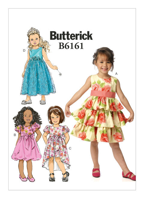 Butterick Schnittmuster B6161 Kinder Kleid