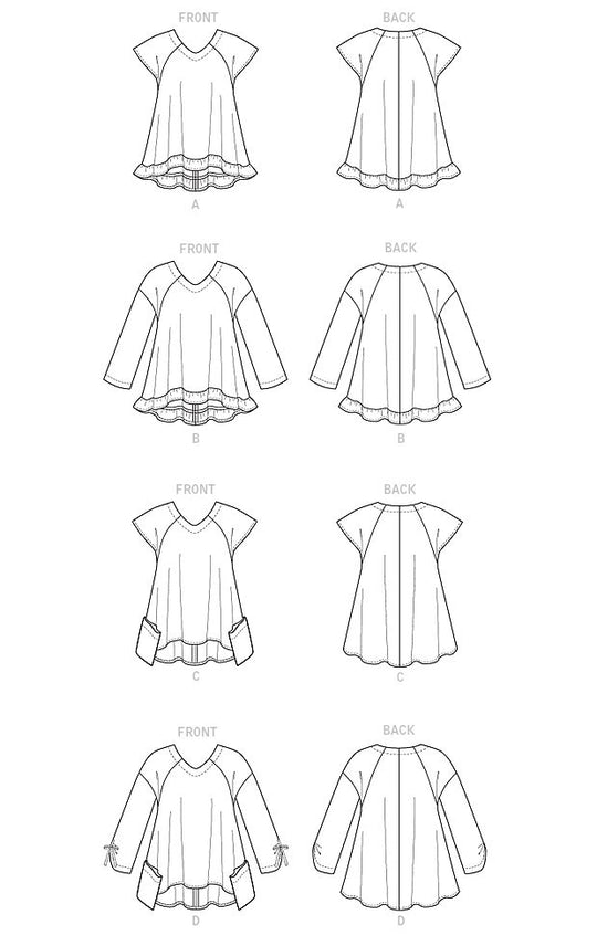 Butterick Schnittmuster B6215 Damen Top