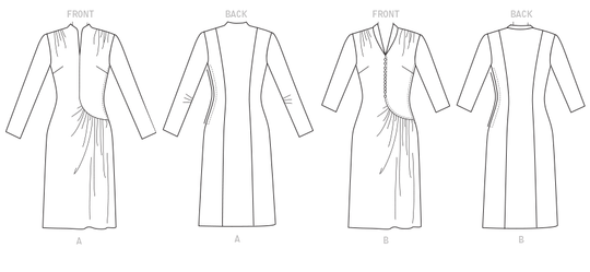 Butterick sewing pattern B6374 ladies' dress