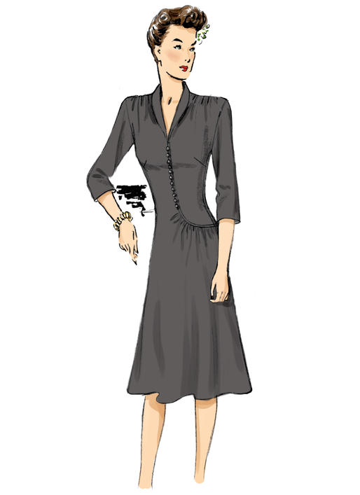 Butterick sewing pattern B6374 ladies' dress