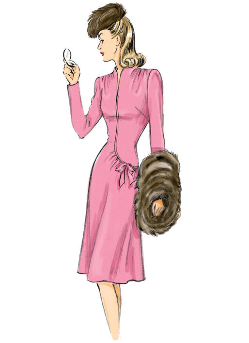 Butterick sewing pattern B6374 ladies' dress