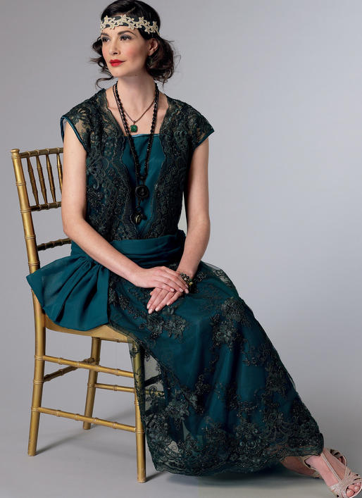 Butterick Schnittmuster B6399 Damen Historisches Kostüm