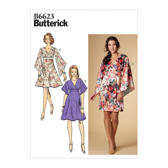 Butterick Schnittmuster B6623 – Damen Kleid in legerer Weite