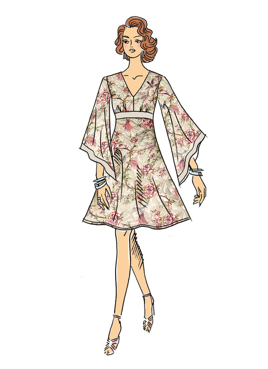 Butterick Schnittmuster B6623 – Damen Kleid in legerer Weite