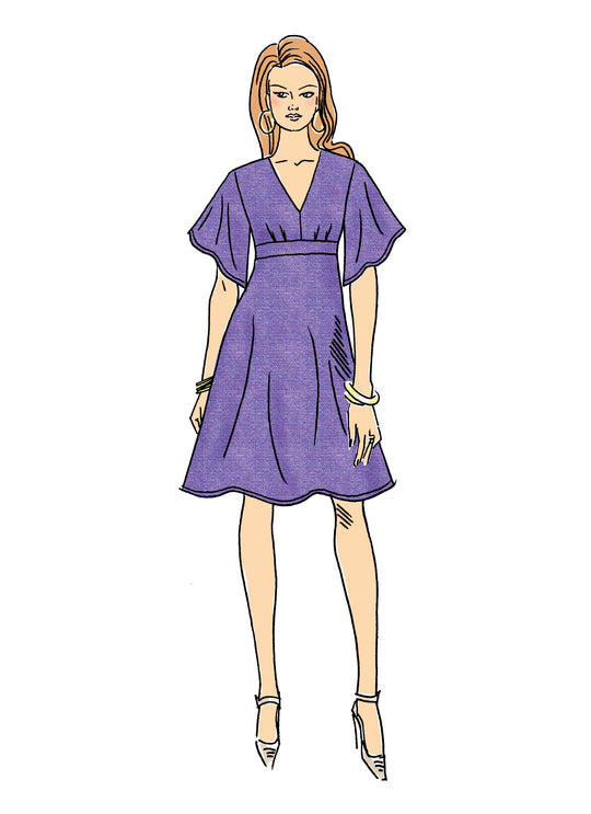 Butterick Schnittmuster B6623 – Damen Kleid in legerer Weite
