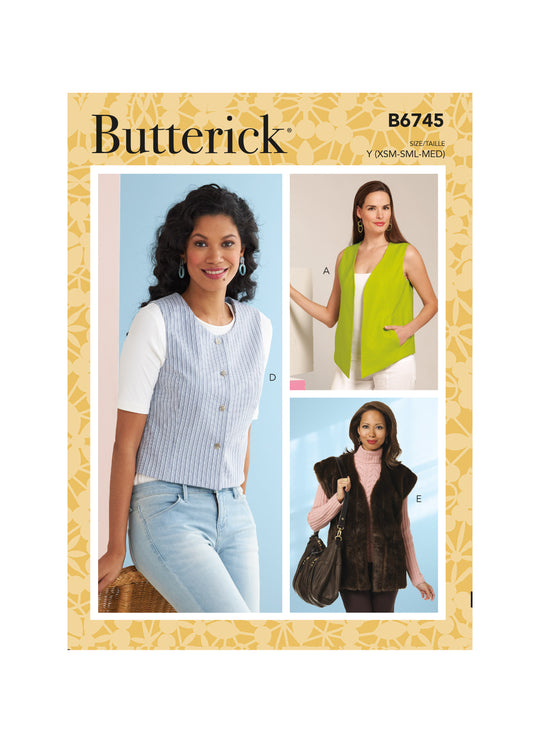 Butterick Schnittmuster B6745 Damen Top