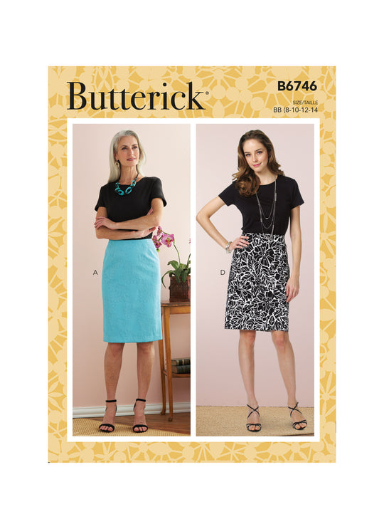 Butterick Schnittmuster B6746 Damen Rock