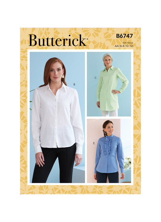 Butterick Schnittmuster B6747 Damen Top