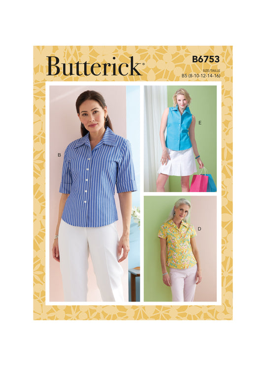 Butterick Schnittmuster B6753 Damen Top
