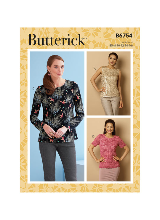 Butterick Schnittmuster B6754 Damen Top