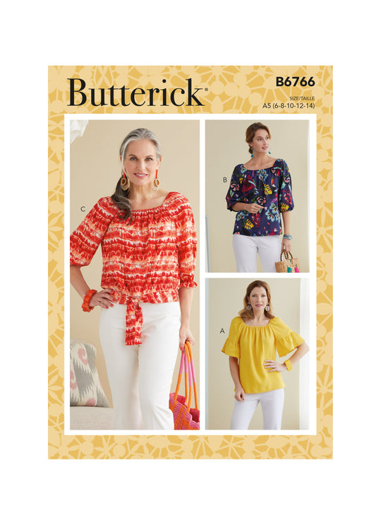 Butterick Schnittmuster B6766 Damen Top