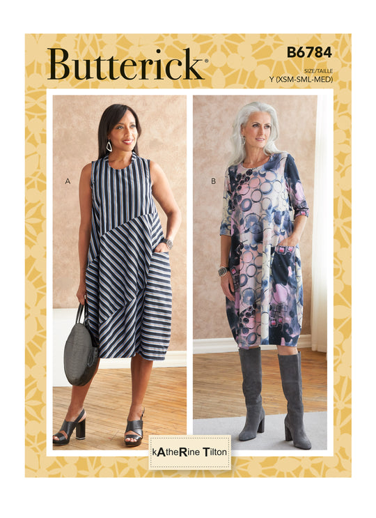 Butterick Schnittmuster B6784 Damen Kleid
