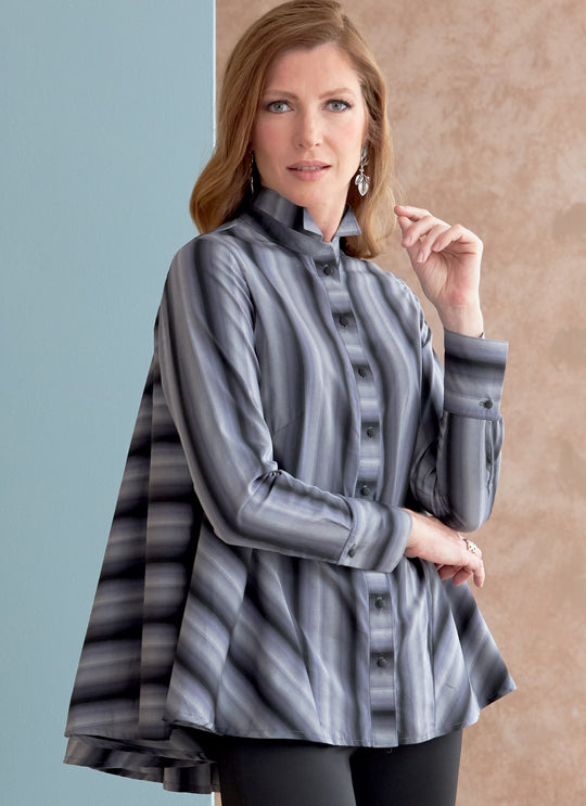 Butterick Sewing Pattern B6792 – Misses' Top with Button Placket