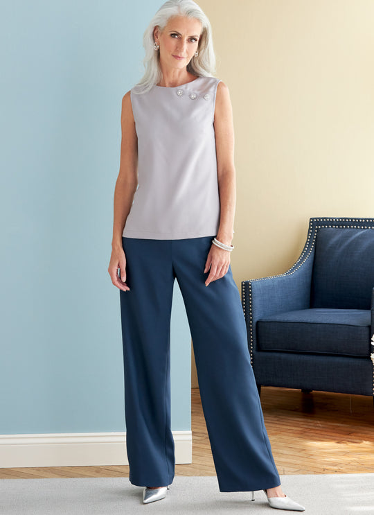 Butterick Schnittmuster B6796 Damen Jacke, Kleid, Top, Hose, Rock