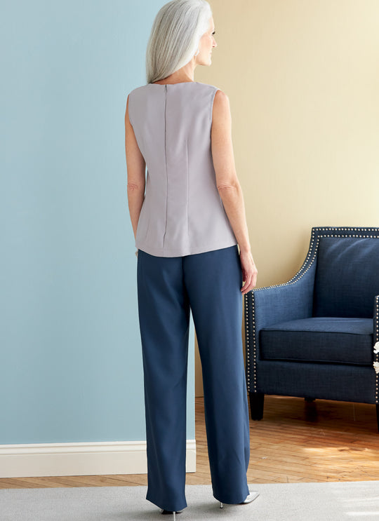 Butterick Schnittmuster B6796 Damen Jacke, Kleid, Top, Hose, Rock