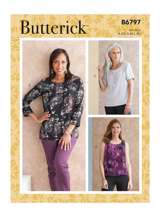 Butterick Schnittmuster B6797 Damen Top