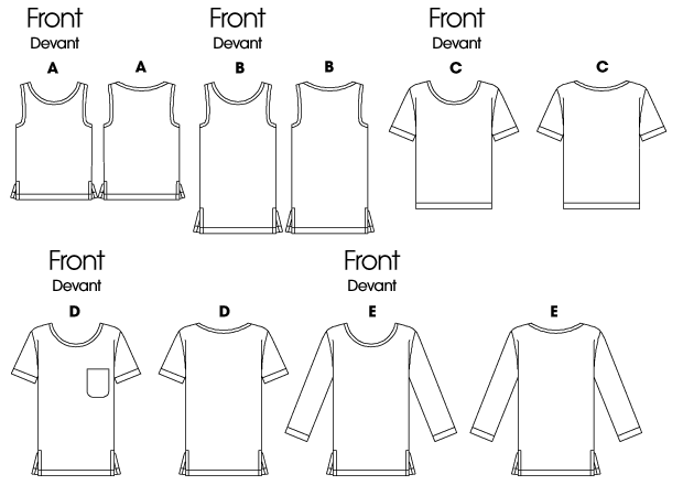 Butterick Schnittmuster B6797 Damen Top