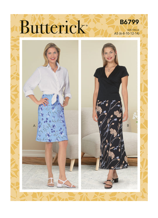 Butterick Schnittmuster B6799 Damen Rock
