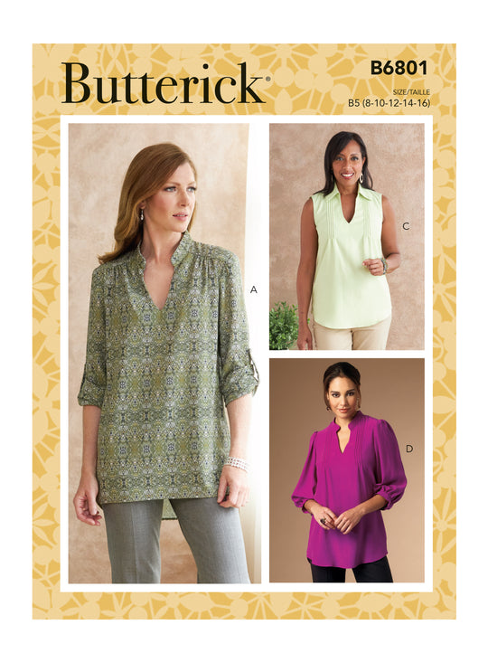 Butterick Schnittmuster B6801 Damen Top